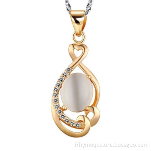 925 Sterling Silver Pendant with Rose Gold Plated, Sized 1.9 x 2.8cm